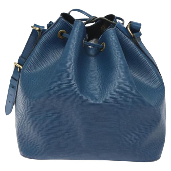 LOUIS VUITTON Epi Petit Noe Shoulder Bag Blue M44105 LV Auth 129502