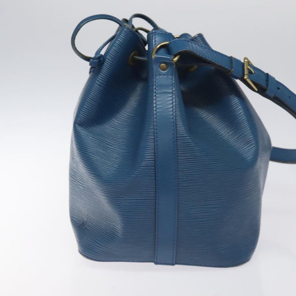 LOUIS VUITTON Epi Petit Noe Shoulder Bag Blue M44105 LV Auth 129502