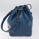 LOUIS VUITTON Epi Petit Noe Shoulder Bag Blue M44105 LV Auth 129502-4