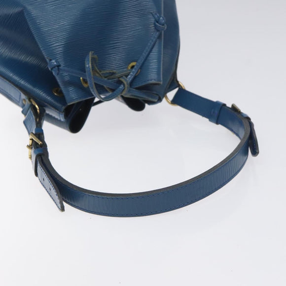 LOUIS VUITTON Epi Petit Noe Shoulder Bag Blue M44105 LV Auth 129502