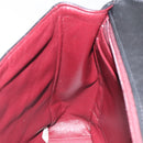 CHANEL Matelasse COCO Mark Chain Hand Bag Lamb Skin Black Gold CC Auth 129531V-20