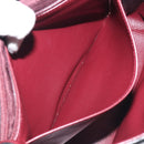 CHANEL Matelasse COCO Mark Chain Hand Bag Lamb Skin Black Gold CC Auth 129531V-22