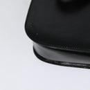 CELINE Shoulder Bag Leather Black Gold Auth 129540-12