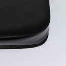 CELINE Shoulder Bag Leather Black Gold Auth 129540-13