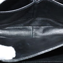 CELINE Shoulder Bag Leather Black Gold Auth 129540-17