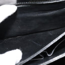 CELINE Shoulder Bag Leather Black Gold Auth 129540-20