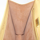 LOEWE Barcelona Hand Bag Leather Yellow Gold Auth 129542-22