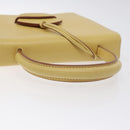 LOEWE Barcelona Hand Bag Leather Yellow Gold Auth 129542-7