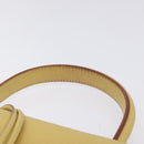 LOEWE Barcelona Hand Bag Leather Yellow Gold Auth 129542-14