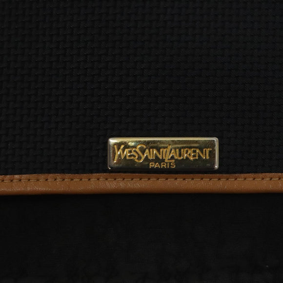 SAINT LAURENT Shoulder Bag PVC Canvas Navy Auth 129550