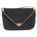 SAINT LAURENT Shoulder Bag PVC Canvas Navy Auth 129550-13