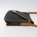 SAINT LAURENT Shoulder Bag PVC Canvas Navy Auth 129550-3