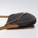 SAINT LAURENT Shoulder Bag PVC Canvas Navy Auth 129550-4