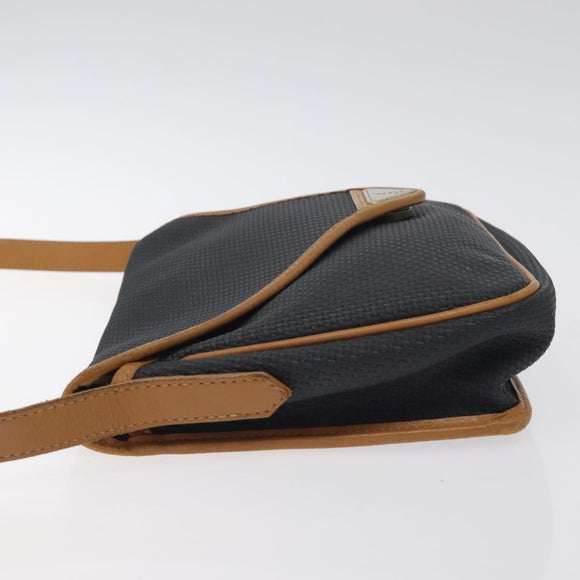 SAINT LAURENT Shoulder Bag PVC Canvas Navy Auth 129550