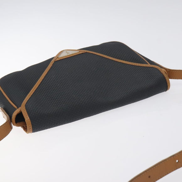 SAINT LAURENT Shoulder Bag PVC Canvas Navy Auth 129550