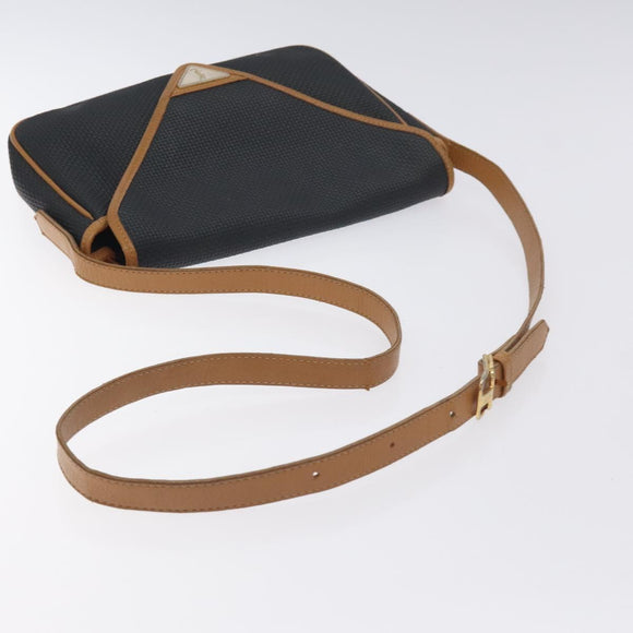 SAINT LAURENT Shoulder Bag PVC Canvas Navy Auth 129550