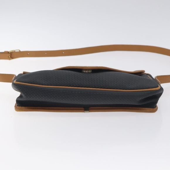 SAINT LAURENT Shoulder Bag PVC Canvas Navy Auth 129550