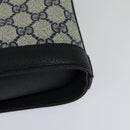 GUCCI GG Supreme Shoulder Bag PVC Navy Gold 001 109 0579 Auth 129552-13