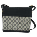 GUCCI GG Supreme Shoulder Bag PVC Navy Gold 001 109 0579 Auth 129552-3