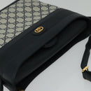 GUCCI GG Supreme Shoulder Bag PVC Navy Gold 001 109 0579 Auth 129552-6
