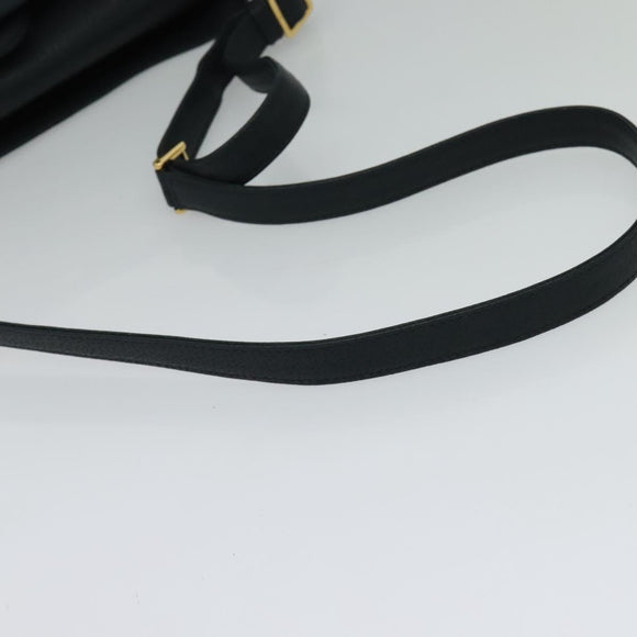 GUCCI GG Supreme Shoulder Bag PVC Navy Gold 001 109 0579 Auth 129552