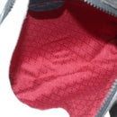 GUCCI GG Canvas Web Sherry Line Shoulder Bag Black Gold Red 010 378 Auth 129553-11