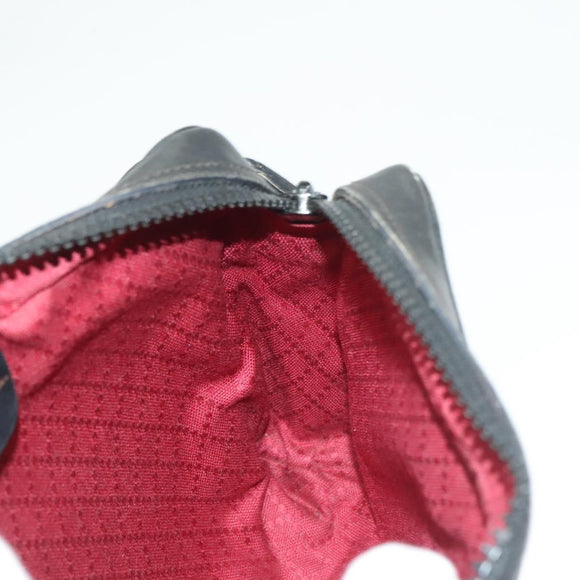 GUCCI GG Canvas Web Sherry Line Shoulder Bag Black Gold Red 010 378 Auth 129553