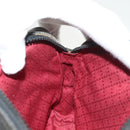 GUCCI GG Canvas Web Sherry Line Shoulder Bag Black Gold Red 010 378 Auth 129553-21