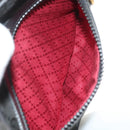 GUCCI GG Canvas Web Sherry Line Shoulder Bag Black Gold Red 010 378 Auth 129553-22