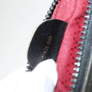 GUCCI GG Canvas Web Sherry Line Shoulder Bag Black Gold Red 010 378 Auth 129553-12