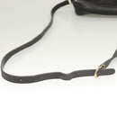 GUCCI GG Canvas Web Sherry Line Shoulder Bag Black Gold Red 010 378 Auth 129553-7