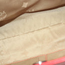 MCM Chain Shoulder Bag Leather Red Auth 129555-16