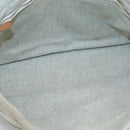 HERMES New Fourre Tout MM Hand Bag Canvas Beige Silver Auth 129568-10