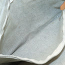 HERMES New Fourre Tout MM Hand Bag Canvas Beige Silver Auth 129568-12