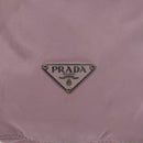 PRADA Pouch Nylon Pink Silver Auth 129576-9