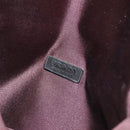 PRADA Pouch Satin Beige Auth 129577-9