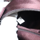 PRADA Pouch Satin Beige Auth 129577-12