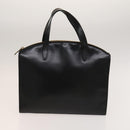 GUCCI Tote Bag PVC Leather 2Set Beige Black gold Auth 129585-10