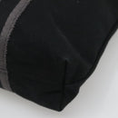 HERMES Fourre Tout Cabas Tote Bag Canvas Black Auth 129600-9