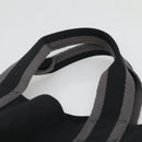 HERMES Fourre Tout Cabas Tote Bag Canvas Black Auth 129600-8