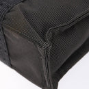 HERMES Her Line PM Hand Bag Canvas Gray Silver Auth 129601-9