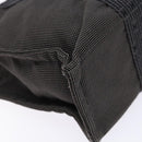 HERMES Her Line PM Hand Bag Canvas Gray Silver Auth 129601-14