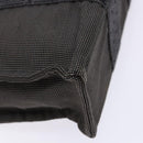 HERMES Her Line PM Handtasche Canvas Grau Silber Auth 129601-16