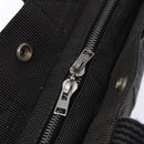 HERMES Her Line PM Handtasche Canvas Grau Silber Auth 129601-10