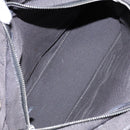 HERMES Her Line PM Hand Bag Canvas Gray Silver Auth 129601-11