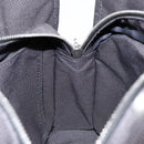 HERMES Her Line PM Hand Bag Canvas Gray Silver Auth 129601-18