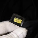 CHANEL Paris Biarritz Tote Bag Coated Canvas Black Silver CC Auth 129603-12