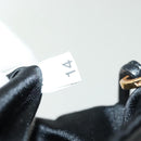PRADA Chain Shoulder Bag Leather Black Gold Auth 129605-12