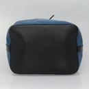 LOUIS VUITTON Epi Petit Noe Shoulder Bag Bicolor Black Blue M44152 Auth 129607-5
