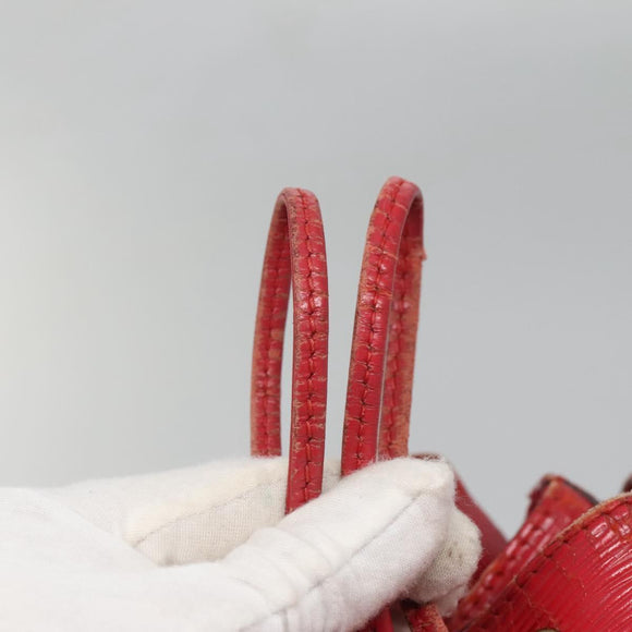 LOUIS VUITTON Epi Petit Noe Shoulder Bag Red M44107 LV Auth 129608